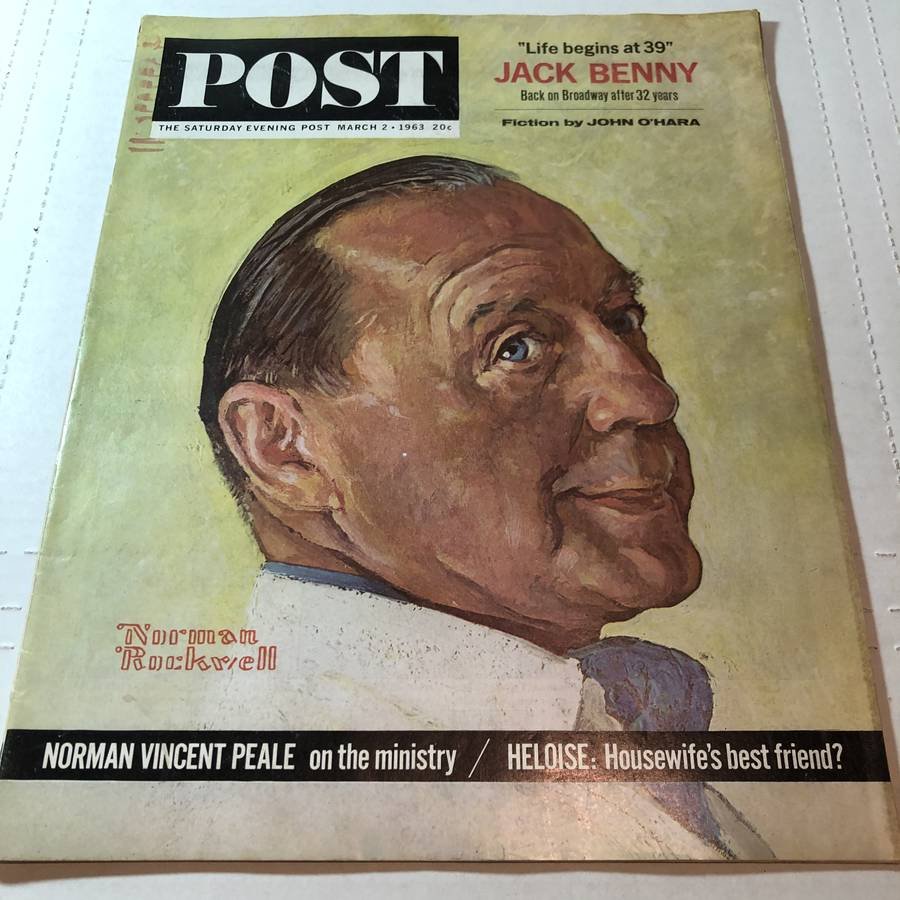 Saturday Evening Post March 1963 Norman Rockwell Cover (1 of 4)