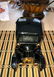 Vintage Heavy Ceramic Black Old Car with Gold Accents.. - 3