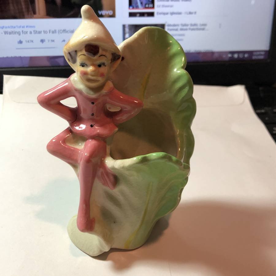 Vintage Peter Pan Toothpick Holder Figurine 5" Tall.... (1 of 5)