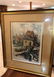 Scarce Karl Schwetz Signed Colored Etching Frame Size..