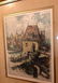 Scarce Karl Schwetz Signed Colored Etching Frame Size.. - 2