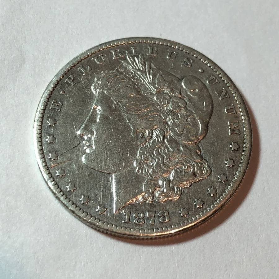 1878-CC CARSON CITY VF-20 CLEANED MORGAN SILVER DOLLAR (1 of 2)