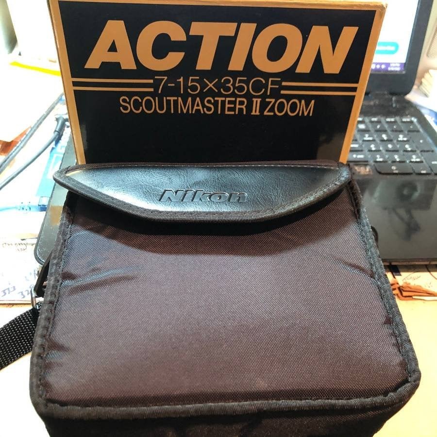 NIKON ACTION 7-15X35 SCOUTMASTER II ZOOM BINOCULARS...: NIKON ACTION 7-15X35 SCOUTMASTER II ZOOM BINOCULARS in Never Used Condition in Original Box as Pictured. $15 Domestic Shipping.