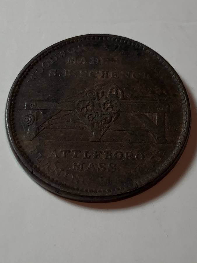 United States: 1834: Hard Times Token Peck, Boston, Ma. (1 of 2)