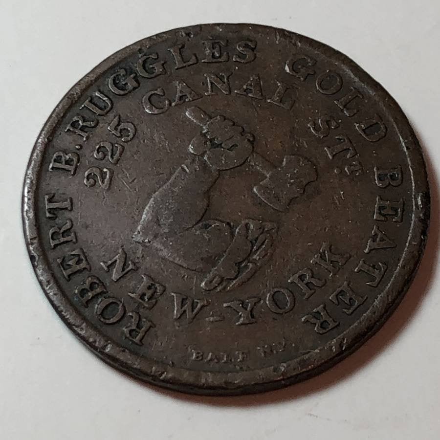 Scarce New York, Ny (1832-5) Robert B. Ruggles HTT... (1 of 2)