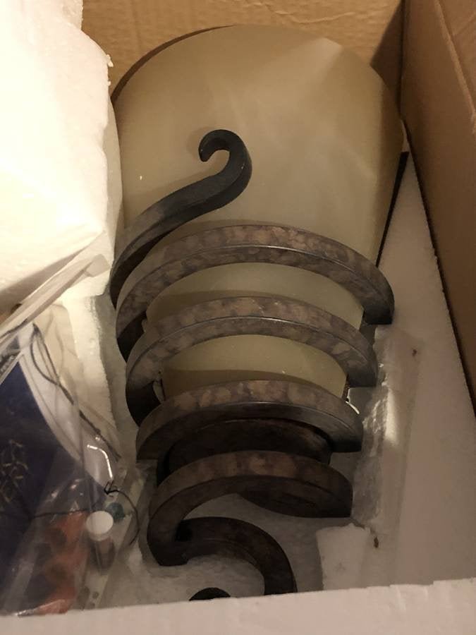 3-New in Box Minka Art Deco Style Wall Pocket Lights (1 of 5)