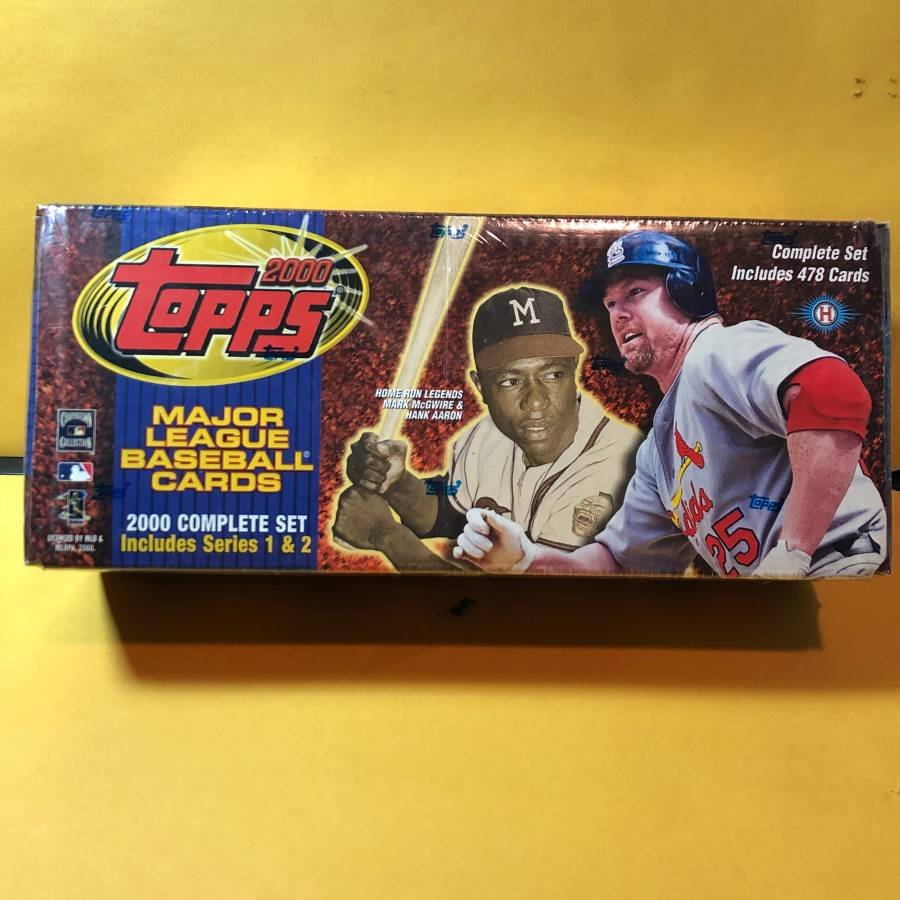 TOPPS COMPLETE 2000 BASEBALL CARD SET SEALED IN CELLO (1 of 3)