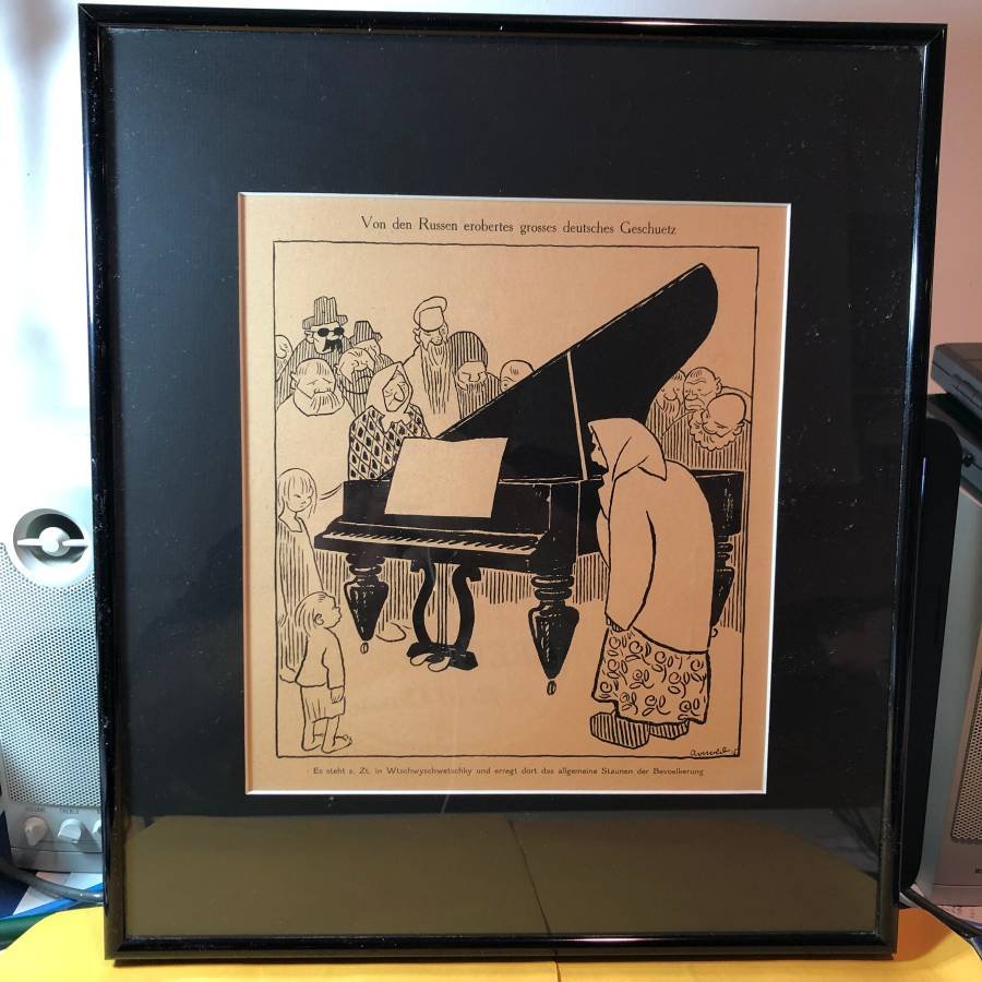 Vintage Karl Arnold German Cartoonist Print Frame Size: Vintage Karl Arnold German Cartoonist Print Frame Size 14" x 16" Preowned from an Estate. $20 DOMESTIC SHIPPING!