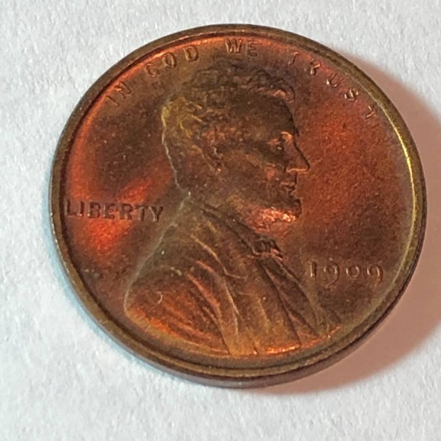 FIRST YEAR 1909-VDB UNCIRCULATED CONDITION LINCOLN CENT (1 of 2)