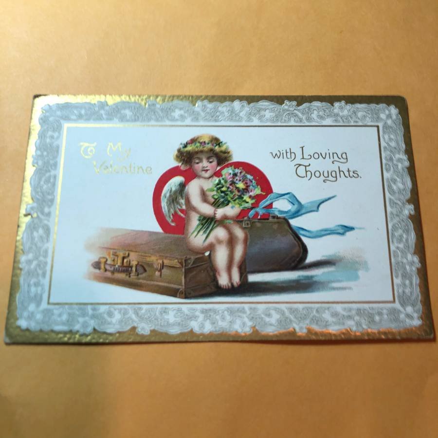 EARLY 1900's VALENTINE'S DAY POSTCARD LOT-566 AS PIC'D (1 of 2)