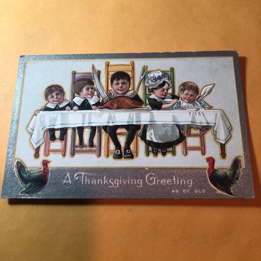 Early 1900's Thanksgiving Greetings Postcard #16... (1 of 2)