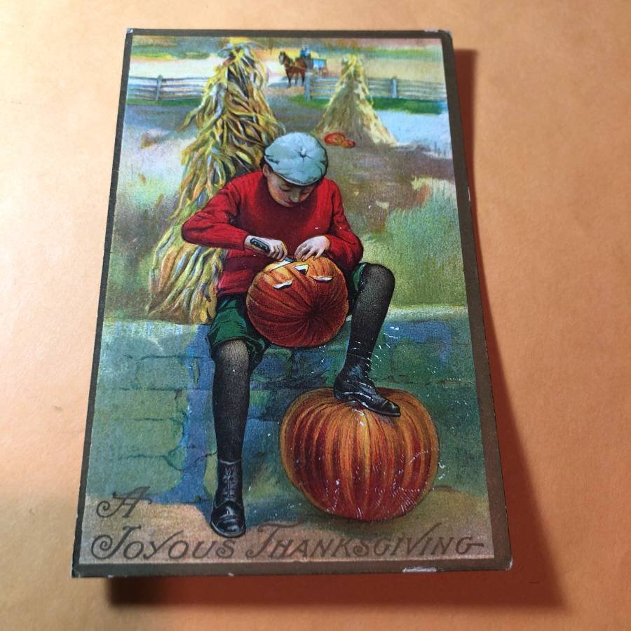 Early 1900's Thanksgiving Greetings Postcard #19... (1 of 2)
