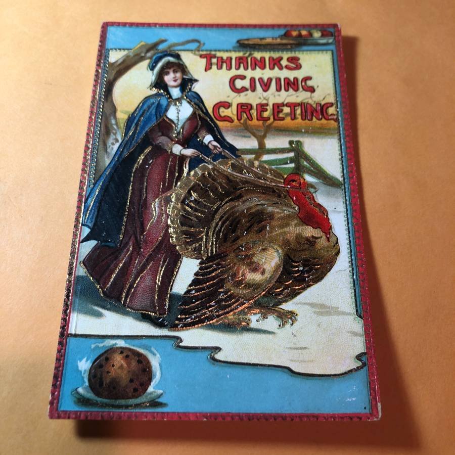 Early 1900's Thanksgiving Greetings Postcard #23... (1 of 2)