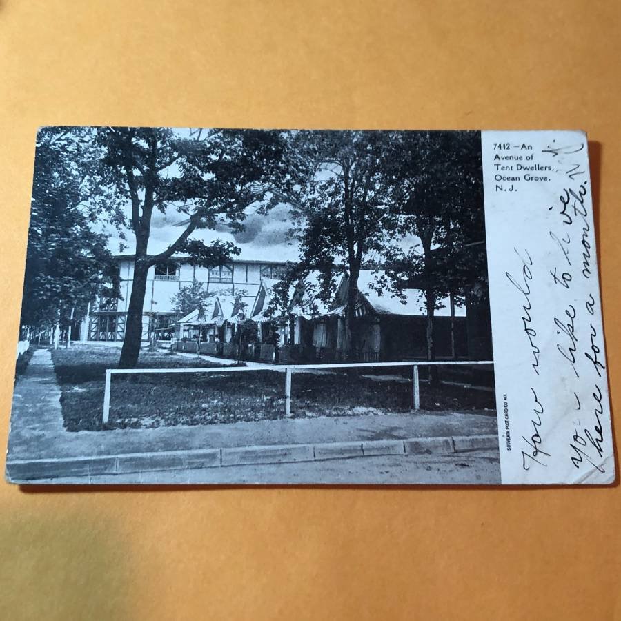 Early 1900's Ocean Grove NJ TENT CITY Postcard #314...: Early 1900's Ocean Grove NJ TENT CITY Postcard #314 as Pictured. FREE SHIPPING!