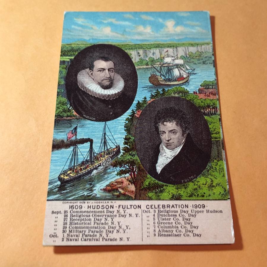 Early 1900's HUDSON/FULTON 1909 Postcard #335 as Pic'd (1 of 2)