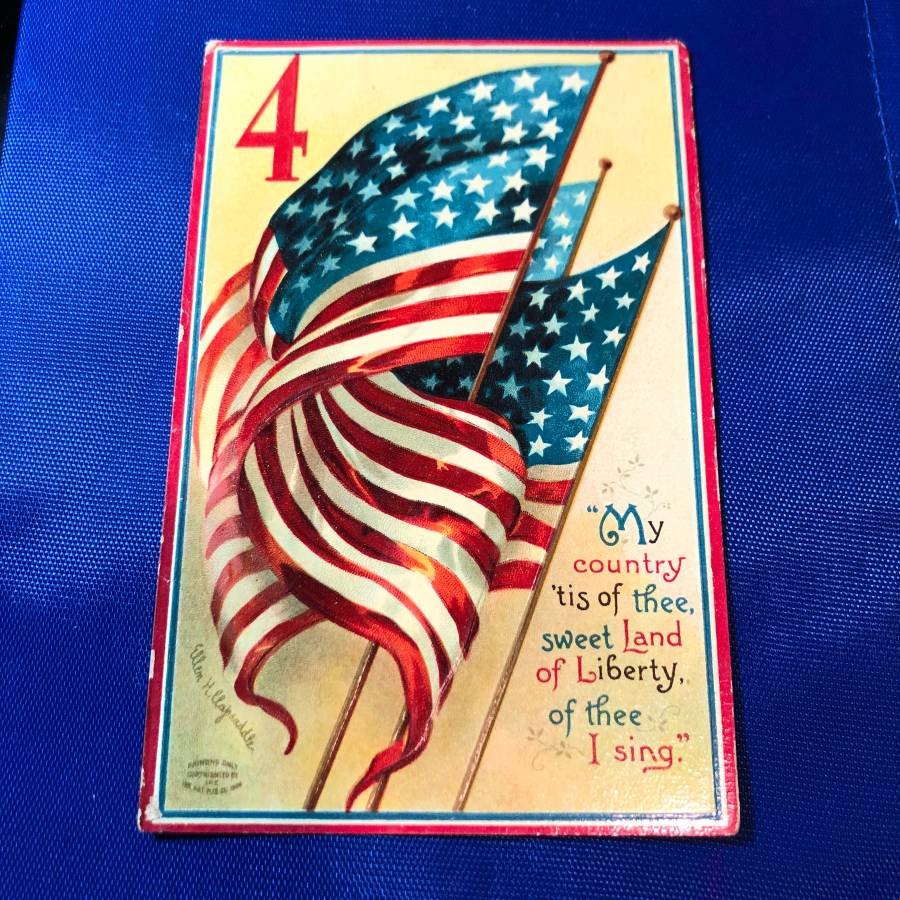 Early 1900's Embossed Patriotic Postcard #439 as Pic'd (1 of 2)