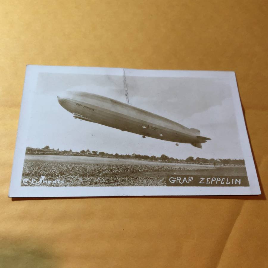 Early 1900's Real Photo GRAF ZEPPELIN AIRSHIP Postcard: Early 1900's Real Photo GRAF ZEPPELIN AIRSHIP Postcard #168 as Pictured. FREE SHIPPING!