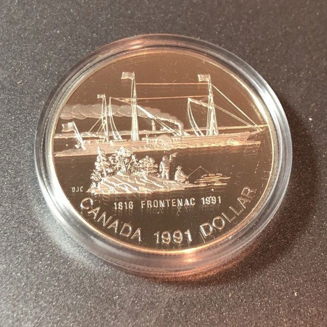 Canada 1981 Proof Commemorative Silver Dollar in Orig.. (1 of 2)