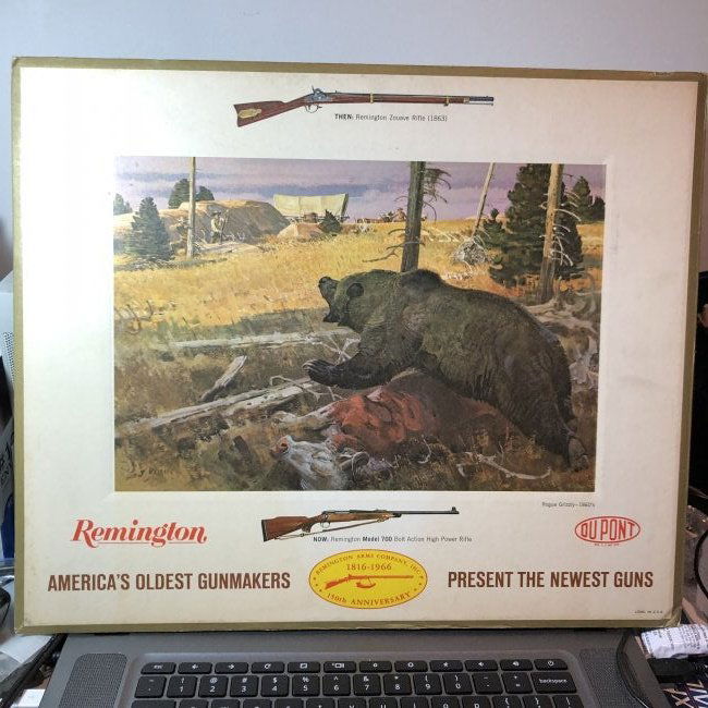 Vintage Remington Model 700 Bolt Counter Advertisement (1 of 5)
