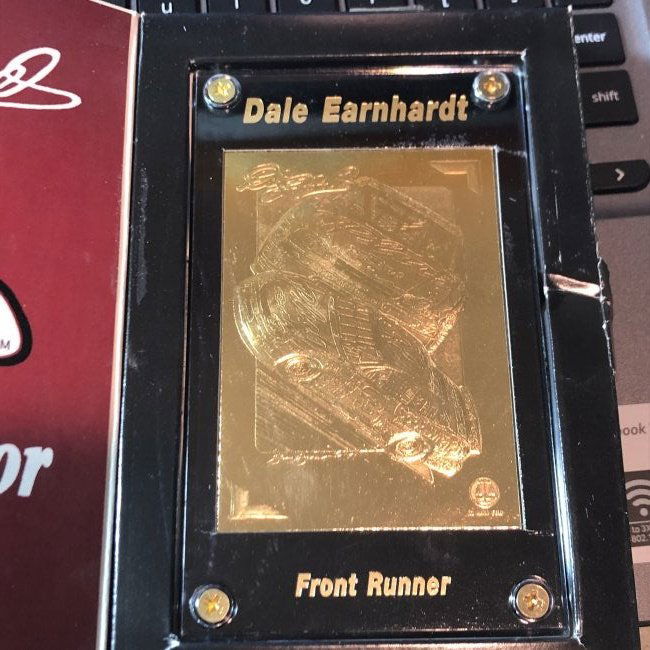 Dale Earnhardt 22k Gold Plated Collector (1 of 2)