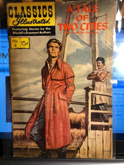 Classics Illustrated 15c Comic Book A TALE of 2 CITIES. (1 of 5)