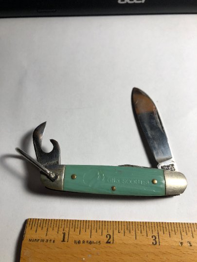 Vintage Girl Scout Official Pocket Camp Knife Utica.... (1 of 4)