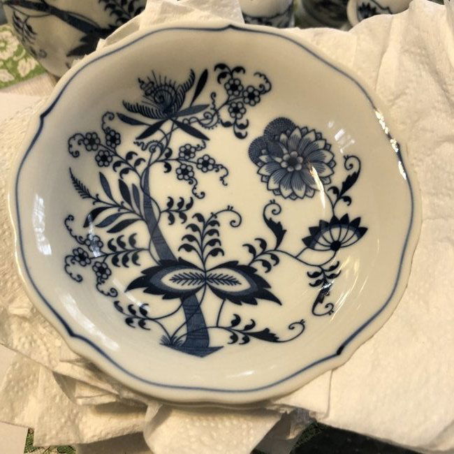 15-Blue Danube Dessert Dishes in VG Preowned Condition (1 of 2)