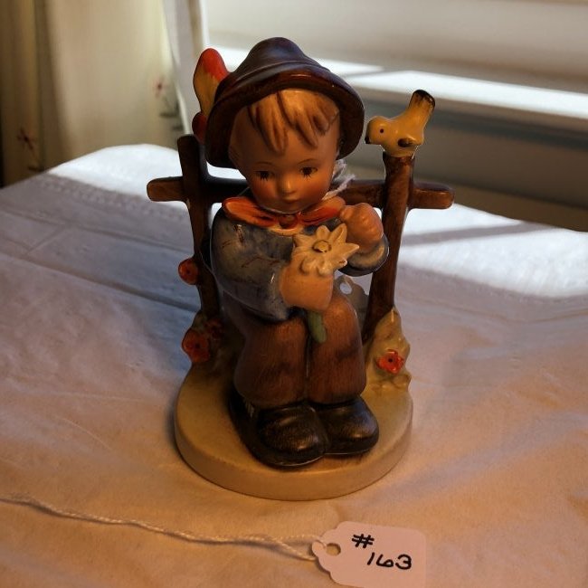 HUMMEL #174 She Loves Me, She Loves Me Not TMK-2 4.25": HUMMEL #174 She Loves Me, She Loves Me Not TMK-2 4.25" Tall as Pictured. $10 Domestic Shipping.