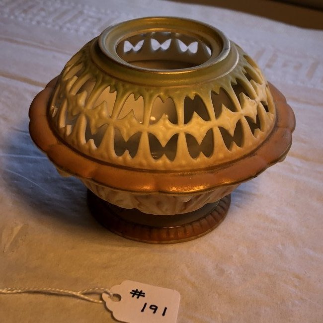 Vtg Royal Worcester England Candle or Incense Holder... (1 of 4)