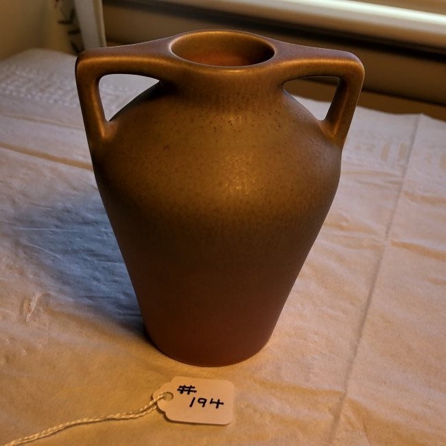 Vintage "XXI" Pottery Double Handled Vase 4.5" Tall... (1 of 3)