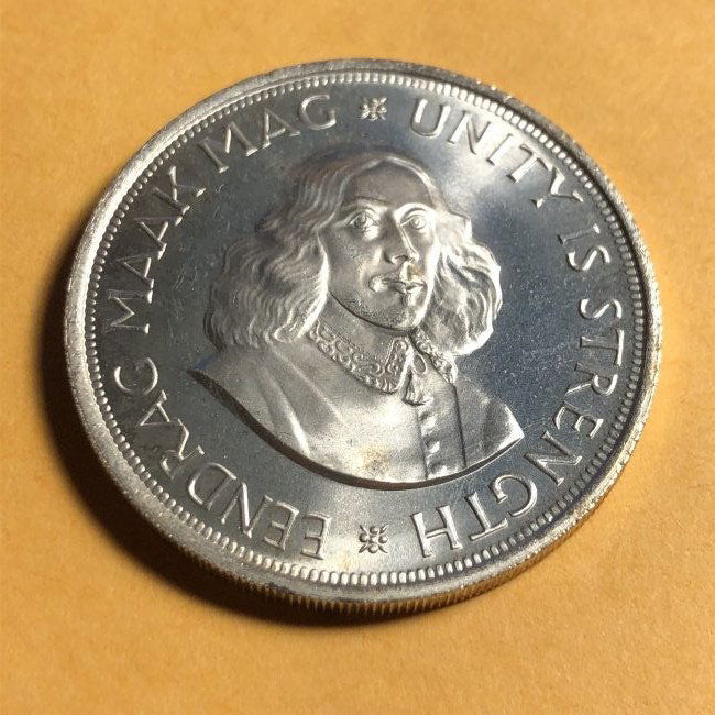 South Africa 1961 Proof-like Uncirculated 50 Cents Coin (1 of 2)