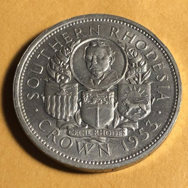 Southern Rhodesia 1953 Silver Crown Coin Low Mintage... (1 of 2)