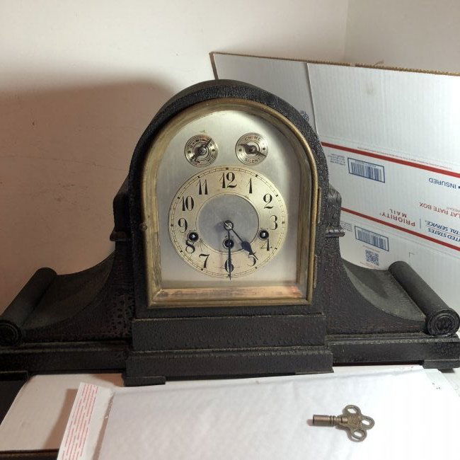 Antique Junghans German Westminster Chime Mantle Clock (1 of 10)
