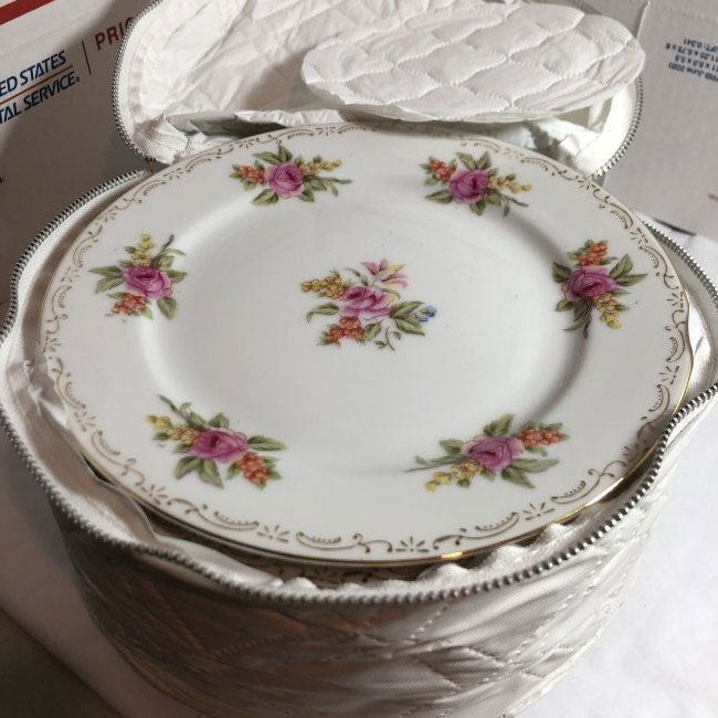 11-Vintage Regal China Belle Rose Pattern Salad/Dessert (1 of 4)