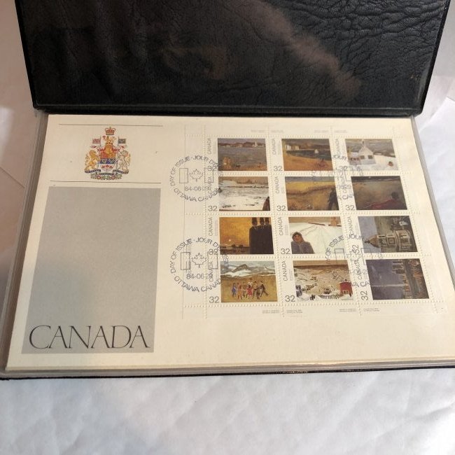 7-Large Size Canadian Stamp Covers in a Fleetwood... (1 of 8)