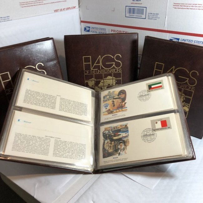 96-Fleetwood Flags of the United Nations Covers... (1 of 8)