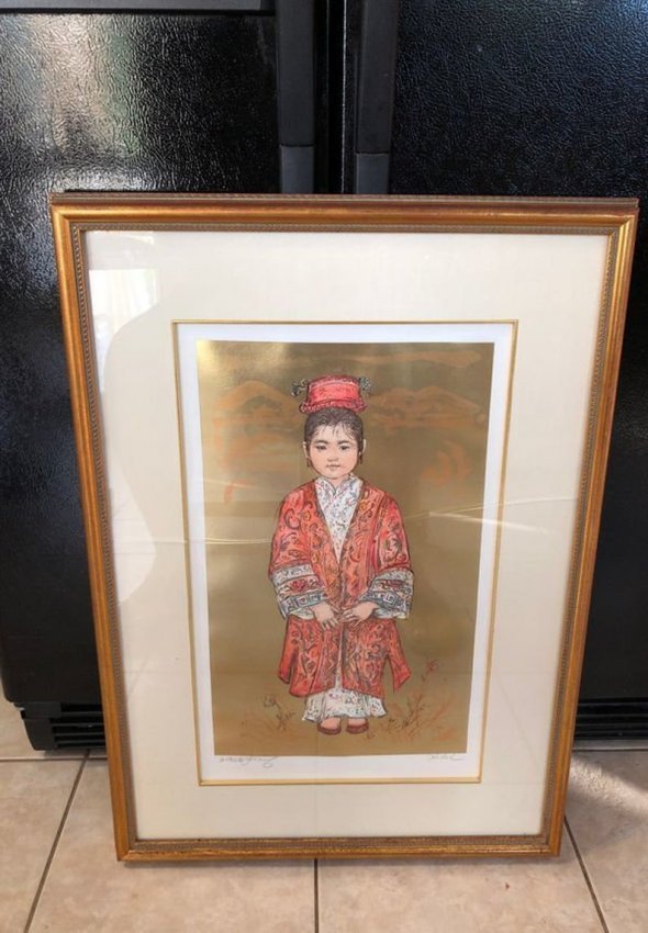 Edna Hibel Signed Artist Proof Foil Lithograph AP... (1 of 5)