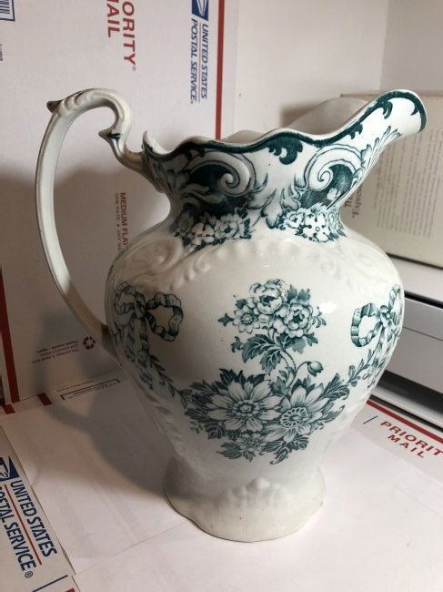 Antique Huron Transferware Pitcher by Winkle England.. (1 of 7)