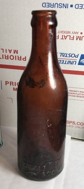Coca Cola Dated 1909 Philadelphia Amber Glass Bottle... (1 of 8)