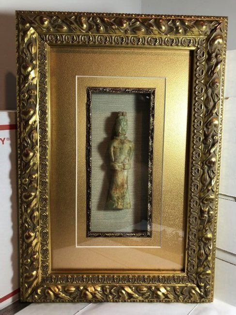 Scarce Chinese Carved Jade/Jadeite Figurine Encased... (1 of 6)