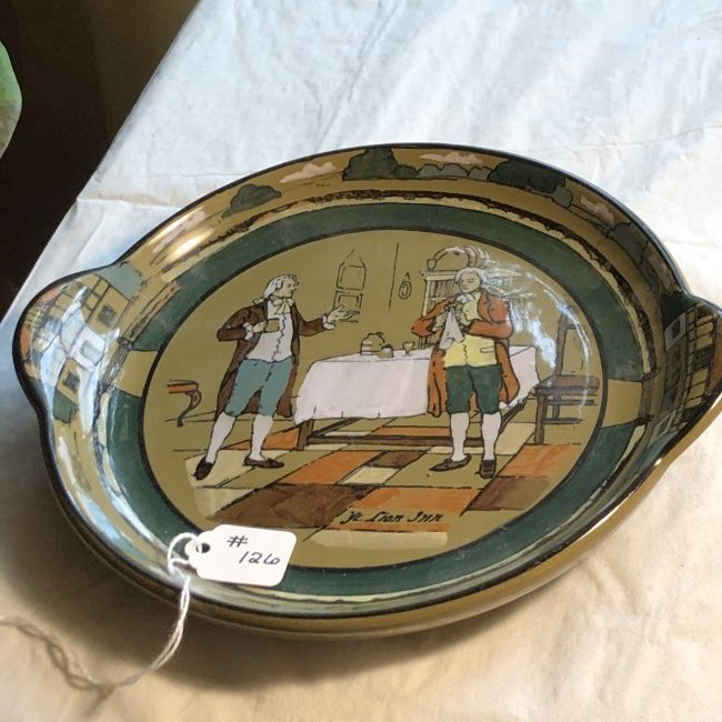 Vtg Deldare Ware PLate 1908 7" Made at Buffalo Pottery: Vintage Deldare Ware PLate 1908 7" Made at Buffalo Pottery in VG Preowned Condition. $13.75 Domestic Shipping.