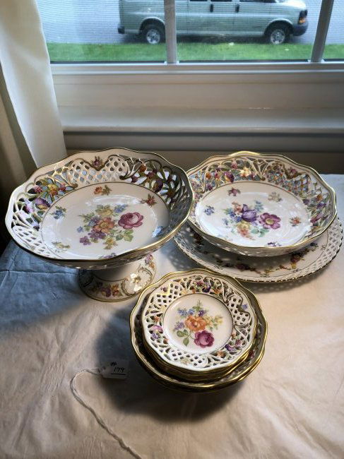 Lot of 8-Vintage Schumann German China Serving Bowls... (1 of 8)