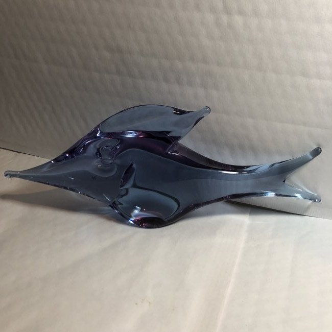 Vintage Signed FM RONNEBY Sweden Art Glass Sail Fish...: Vintage Signed FM RONNEBY Sweden Art Glass Sail Fish 10.5" Long Preowned from an Estate. $13.75 Domestic Shipping.