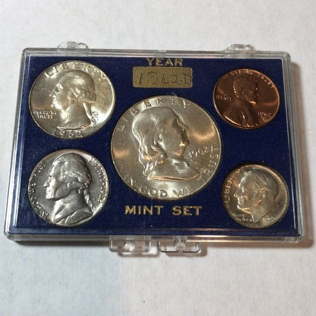 1962-D BU 90% COIN SILVER YEAR SET NICE COINS.... (1 of 2)