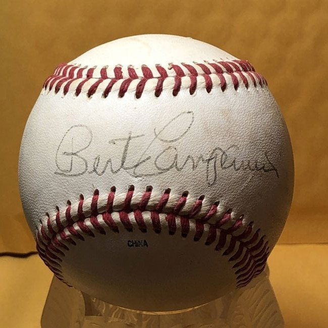 BERT CAMPANERIS Autographed World Series 1998 Baseball (1 of 3)