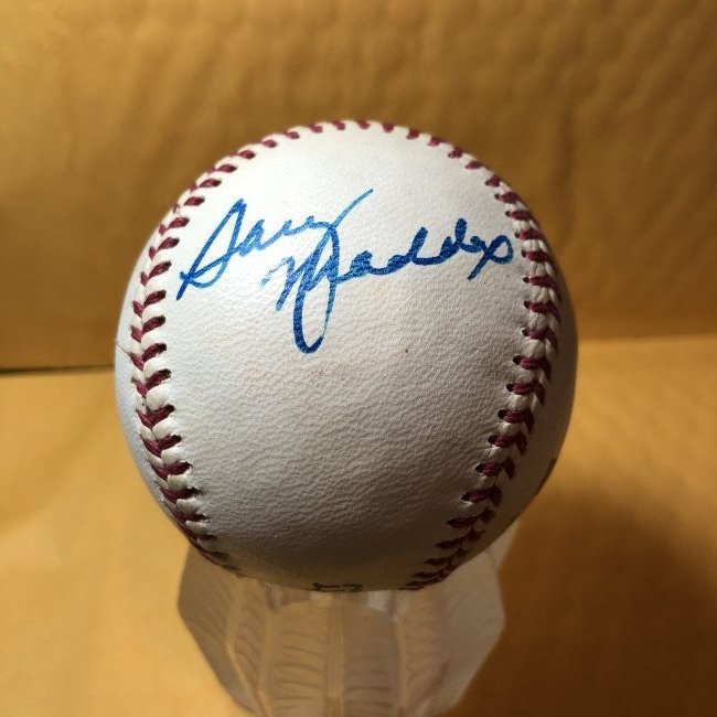 GARRY MADDOX Autographed Baseball as Pictured... (1 of 2)