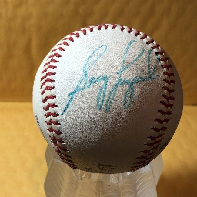 GREG LUZINSKI Autographed Baseball as Pictured.... (1 of 3)