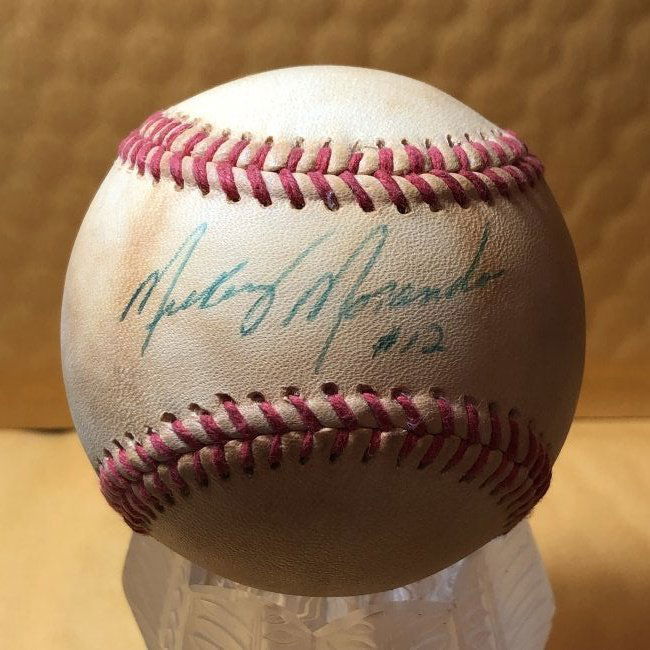 MICKEY MORANDINI Autographed Baseball as Pictured... (1 of 2)