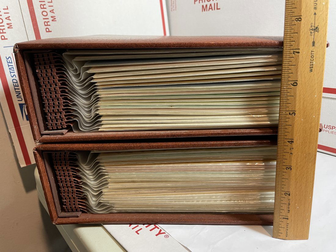 2-Large U.S. FIRST DAY COVERS Golden 22k FDC's Preowned (1 of 4)