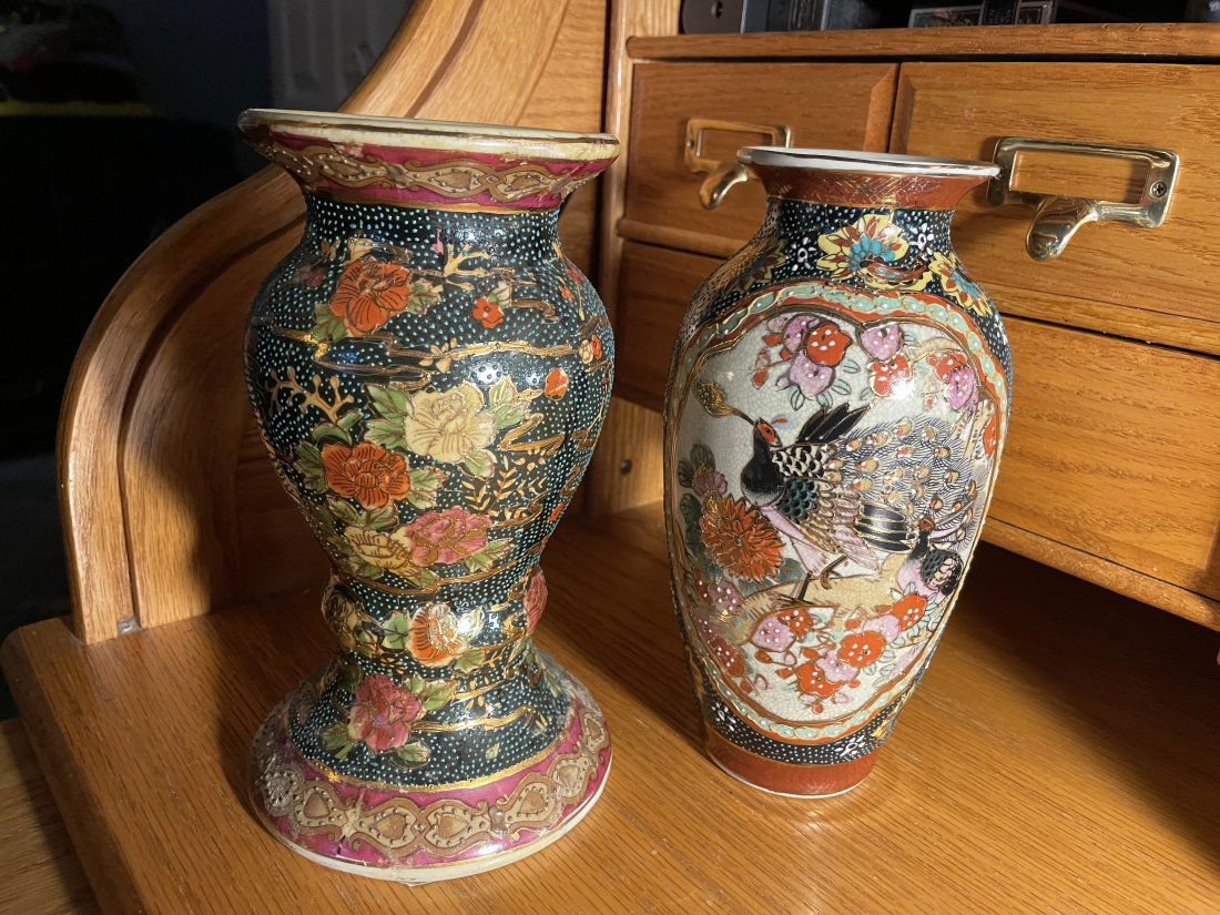 1-Satsuma Candle Holder & 1-Satsuma Vase Preowned... (1 of 5)